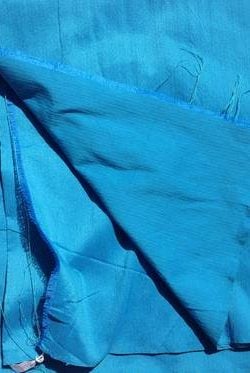 Heavy weave cotton fabric from Thailand in stunning Turquoise, heavy weaving for furnishing